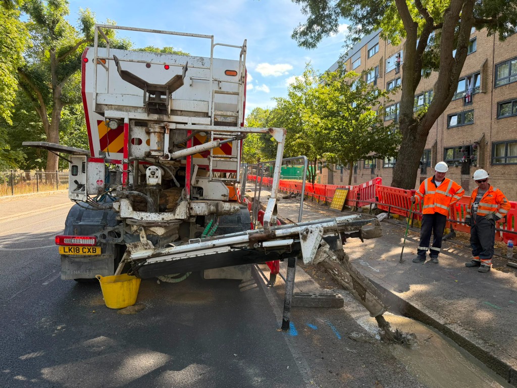 On-Site Volumetric Concrete Mixer Delivery Ascot
